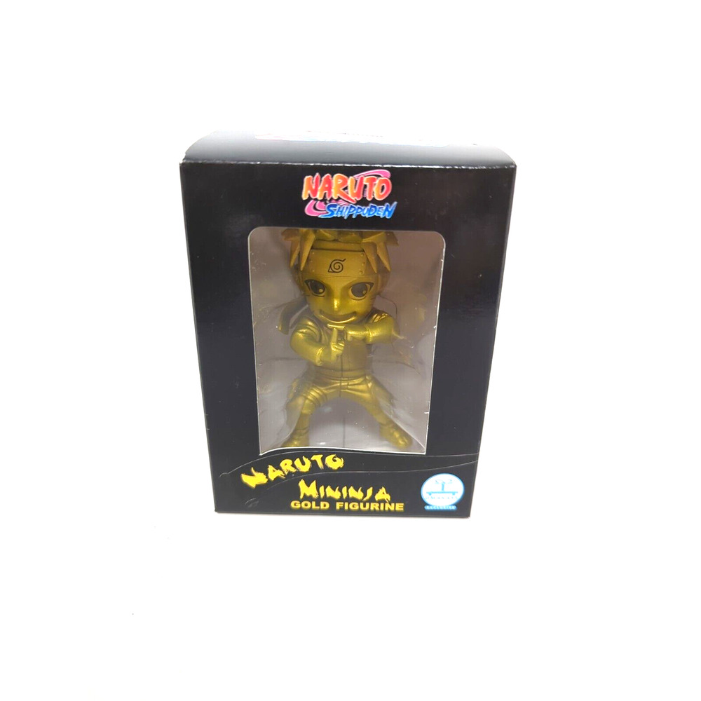 NARUTO SHIPPUDEN "NARUTO UZUMAKI" 3" MININJA GOLD FIGURINE TOYNAMI EXCLUSIVE